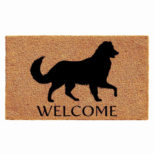Calloway Mills Entrance Mat, Coir, Natural, Black 105612436 - main